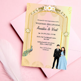 Invitation Réception de mariage indienne