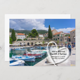 Invitation Réception De Mariage Mariée En Croatie