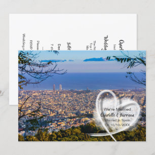 Invitation Réception De Mariage Mariée En Espagne