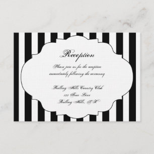 Invitation Réception de mariage noire de rose blanc et rouge