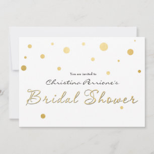 Invitation RECEPTION DE MARIEE Blanc Or Feuille Carton Invita