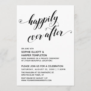 Invitation Réception du scénario de Happily Ever After Hearts