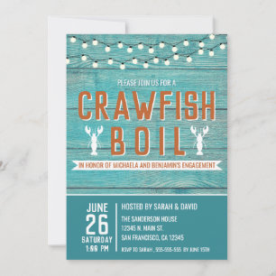 Invitation Réchauffe-poisson Événement spécial Blue Engagemen
