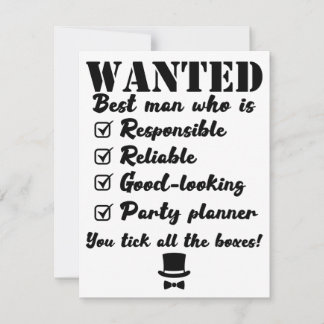 Invitation Recherché Témoin Personnalisé Proposition Mariage