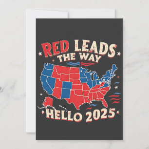 Invitation Red mène la voie Bonjour 2025 Inauguration Trump
