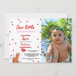 Invitation Red Pink Heart Saint-Valentin Anniversaire de la S