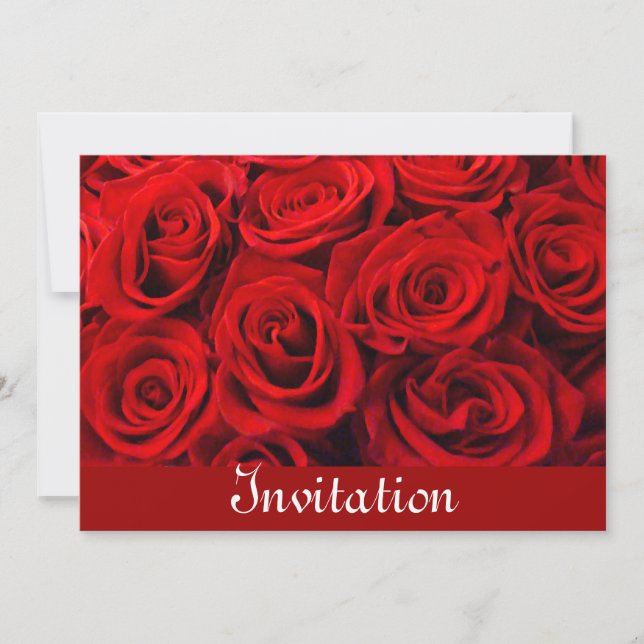 Invitation Red Roses_ (Devant)