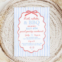 Red White et BBQ 4 juillet Party