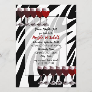 Invitation Red Wine Social