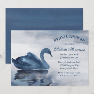 Invitation Réflexions des lacs   Dusty Blue Swan Fête des mar