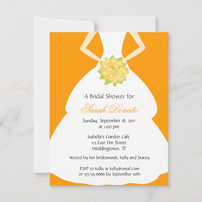 Invitation Regal Bridal Shower (Devant)
