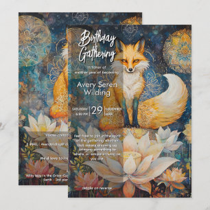 Invitation Regarder la lumière Fox Design