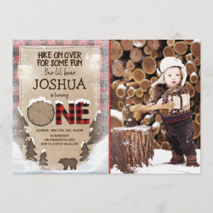 Invitation Région boisée d'invitation d'anniversaire de