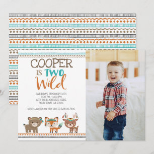 Invitation Région boisée tribale