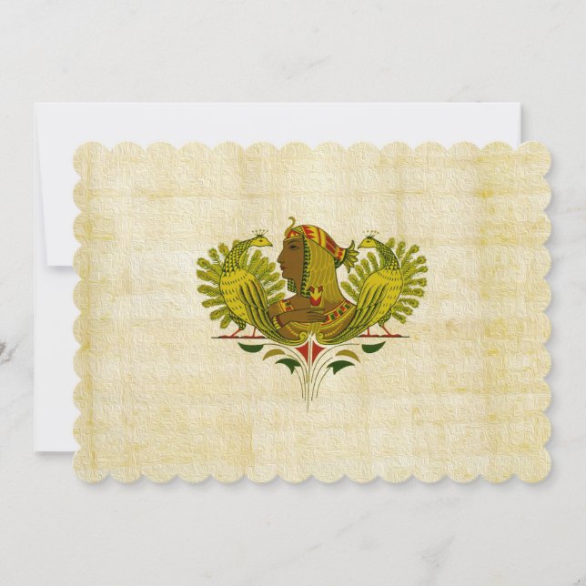 Invitation reine Cléopatra (Devant)