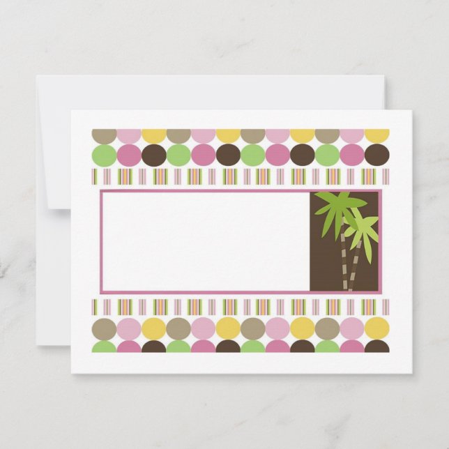 Invitation Reine de l'invitation de baby shower de jungle (Devant)