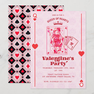Invitation Reine des Coeurs Saint-Valentin