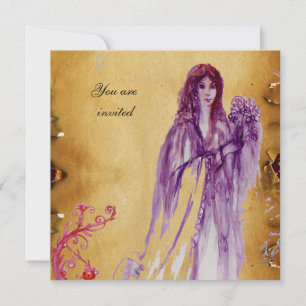 Invitation REINE GUINEVERE, Parchemin Brown