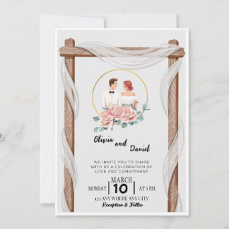 Invitation Rejoignez-nous pour la célébration Mari