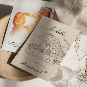 Invitation Rejoins-moi à Dallas   Demande de fête de mariage