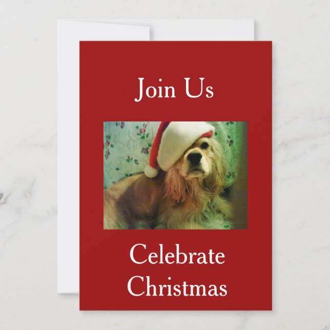 INVITATION REJOINTES-NOUS POUR CÉLÉBRER L'INVITATION À NOËL (Devant)