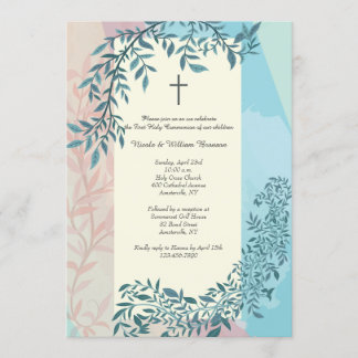 Invitation religieuse Twins