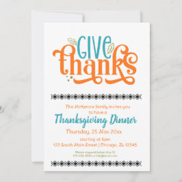 Invitation Remerciements