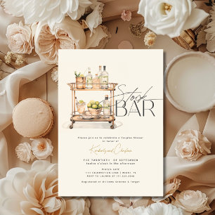 Invitation Remise de Stock au Bar pour la Fête de Couple