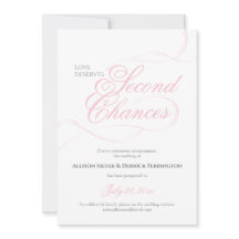 Remise Mariage de la deuxième chance rose