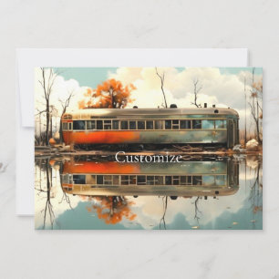 Invitation Remorque Caravan vintage RV Thunder_Cove