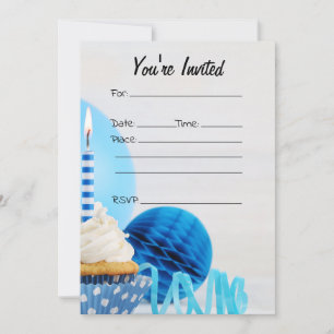 Invitation Remplir l'invitation d'anniversaire vide