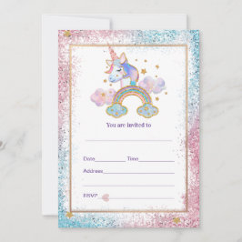 Invitation Remplir l'invitation Unicorn