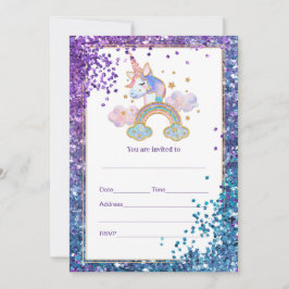 Invitation Remplir l'invitation Unicorn