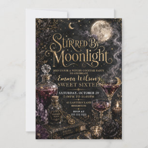 Invitation Remué par la douceur de seize ans au clair de lune