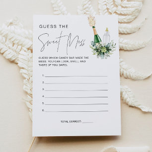 Invitation REMY Guess the Sweet Mess Game - Bouteilles Poppin