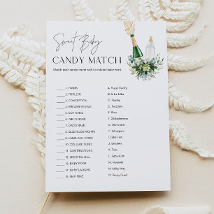 Invitation REMY Sweet Baby shower Bonbons Match Card