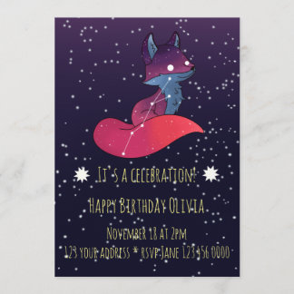 Invitation Renard de Constellation