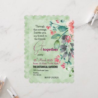 Invitation Rencontre des Amis aux Fleurs