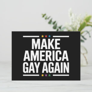 Invitation Rendez l'Amérique gay à nouveau drôle Mois de la f