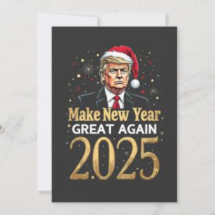 Invitation Rendre sa grandeur au Nouvel An 2025 Trump inaugur