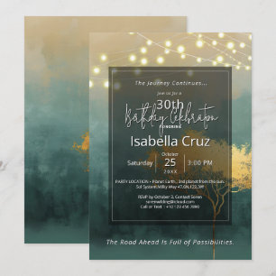 Invitation Renouveau Tranquille Design Minimaliste