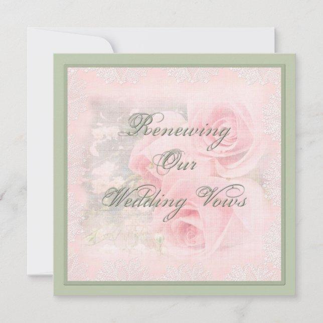 Invitation Renouveler les vues Mariages (Devant)