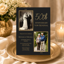 Renouvellement de Vœux du 50e Anniversaire Photo d