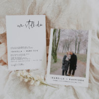 Renouvellement de vœux minimaliste moderne ADELLA 