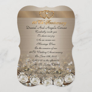 Invitation Renouvellement du voeu du 60e anniversaire Invitat