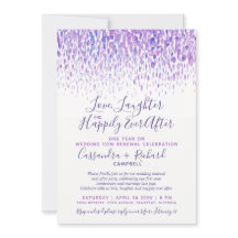 Renouvellement du voeu mariage violet 1 an après h
