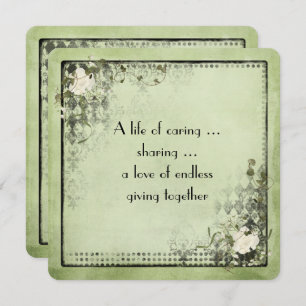 Invitation Renouvellement vintage des vues