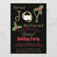 Répandre Joie Pas Germes Virtual Holiday Party