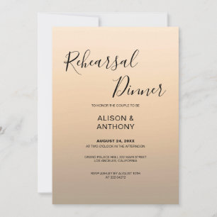 Invitation Répétition Arrière - plan Ombre Beige