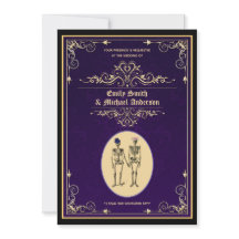 Répétition du Fiançailles Mariage de squelette vin